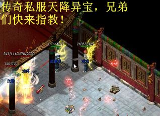 传奇私服天降异宝，兄弟们快来指教！