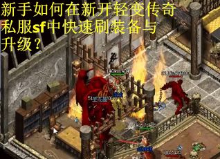新手如何在新开轻变传奇私服sf中快速刷装备与升级？