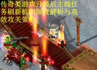 传奇类游戏升级后主线任务刷新机制深度解析与高效攻关策略