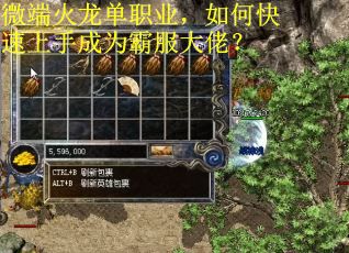 微端火龙单职业，如何快速上手成为霸服大佬？