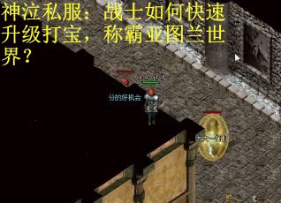 神泣私服：战士如何快速升级打宝，称霸亚图兰世界？
