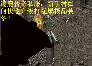 逐鹿传奇私服：新手村如何快速升级打怪爆极品装备？