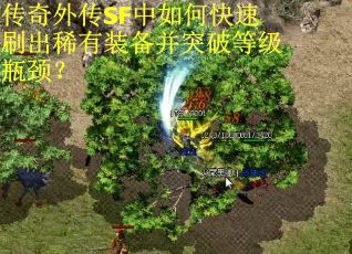 传奇外传SF中如何快速刷出稀有装备并突破等级瓶颈？