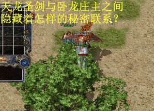 天龙圣剑与卧龙庄主之间隐藏着怎样的秘密联系？