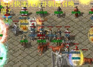 如何快速找到并驯服召唤兽？