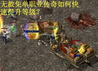 无赦免单职业传奇如何快速提升等级？